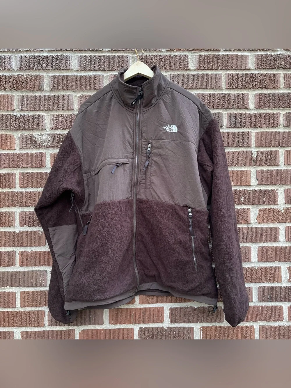 The NORTH FACE Men’s XL Denali Polartec Fleece Vented Brown Sweater Jacket